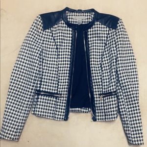 HM black and white Blazer